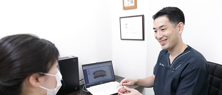10年以上矯正治療に携わる院長が担当 カウンセリングから丁寧に対応